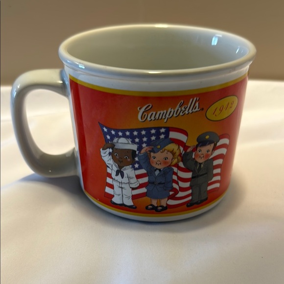 Campbell's Vintage Mug with Patriotic Design - Picture 1 of 4